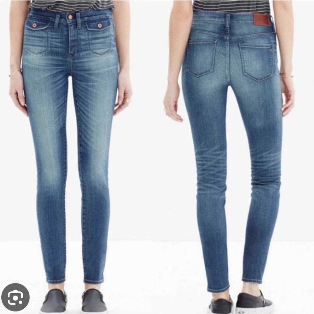 Madewell high riser crop jeans 27